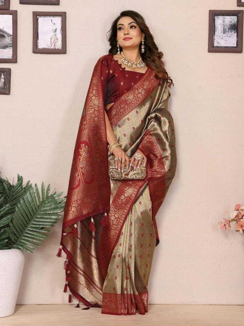 Ynf Tissue Silk RIN183 DEVIKA Silk Sarees Wedding Collections Festive Collections Wholesale Handloom Sarees Designer Silk Sarees Zari Border Silk Sarees Manufacturer