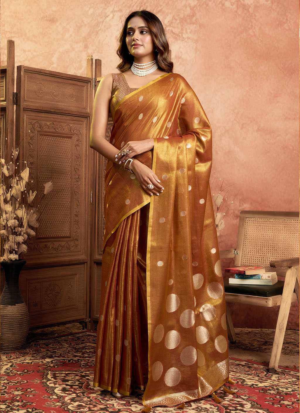 Ynf Tissue Silk RIN197 3005 Silk Sarees Wholesale Bridal Silk Sarees Designer Silk Sarees Fancy Silk Sarees Manufacturer