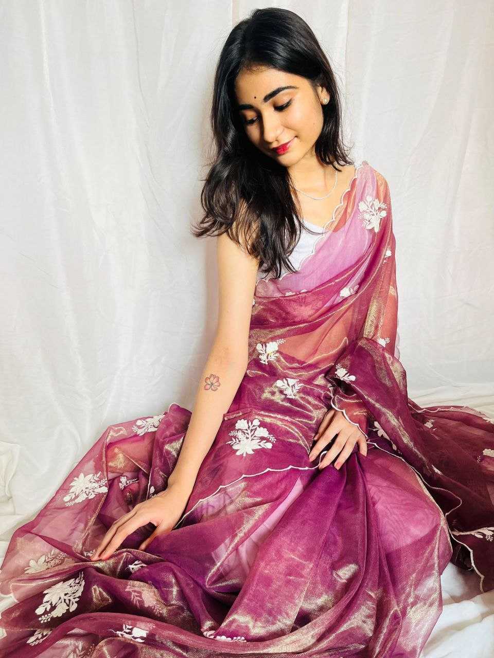 Ynf Twill Net KESH488 DAZZLE Sarees Wedding Collections Festive Collections Wholesale Net Sarees Embroidered Sarees Sarees With Blouse Manufacturer