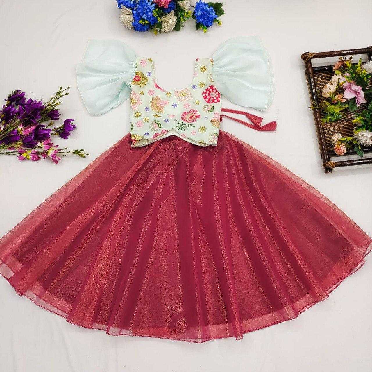Ynf Twill Net KESH505 306 Kids Wear Wholesale Kids Lehenga Kids Lehenga Choli Baby Girl Lehenga Manufacturer