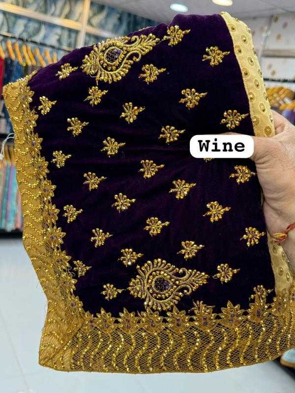 Ynf Velvet KESH114 BALA Sarees Wedding Collections Festive Collections Wholesale Velvet Sarees Hand Work Sarees Embroidered Sarees Manufacturer