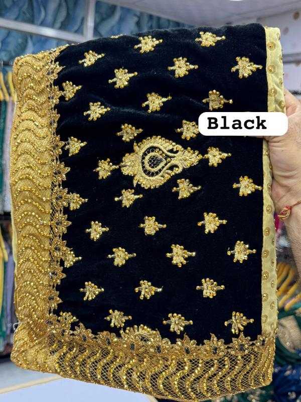 Ynf Velvet KESH114 BALA Sarees Wedding Collections Festive Collections Wholesale Velvet Sarees Hand Work Sarees Embroidered Sarees Manufacturer