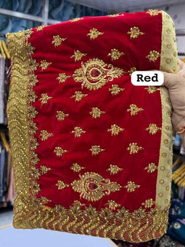 Ynf Velvet KESH114 BALA Sarees Wedding Collections Festive Collections Wholesale Velvet Sarees Hand Work Sarees Embroidered Sarees Manufacturer