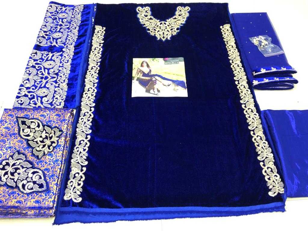 Ynf Velvet KESH504 SS155 Suits & Dresses Wholesale Embroidery Suits Semi-Stitched Suits Evening Dresses Manufacturer