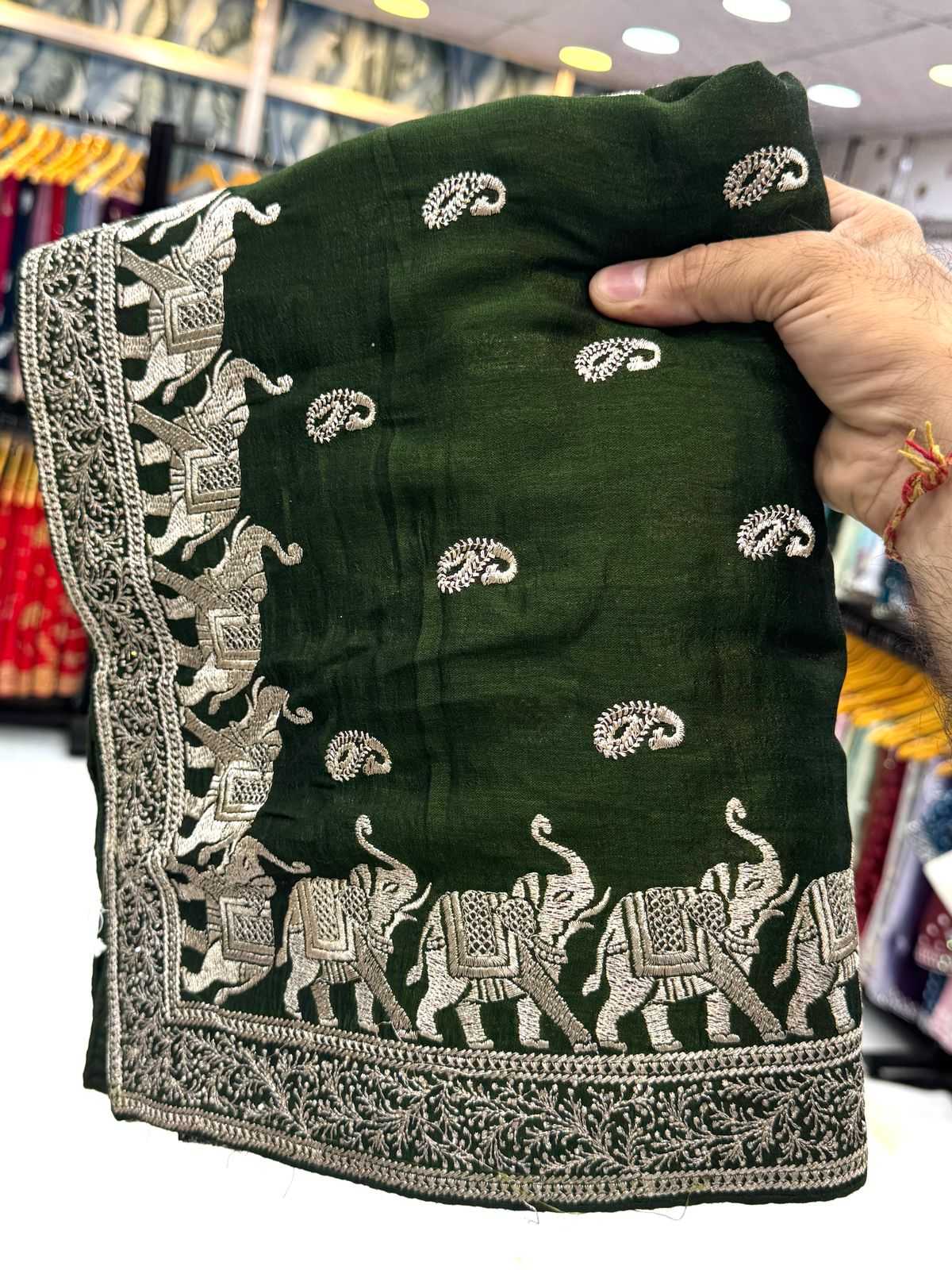 Ynf Vichitra Silk KESH114 3471 Silk Sarees Wedding Collections Festive Collections Wholesale Designer Silk Sarees Zari Border Silk Sarees Embroidered Silk Sarees Manufacturer