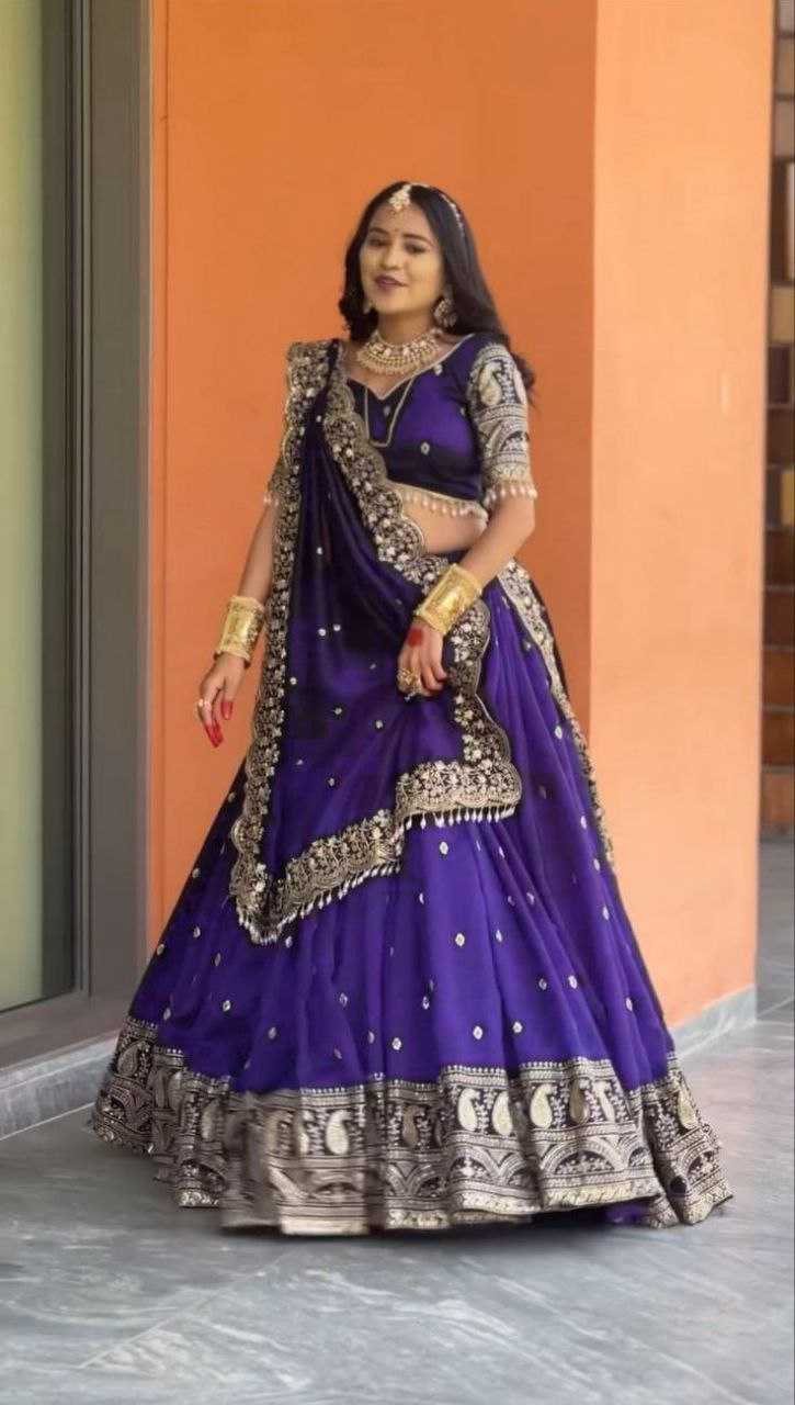 Ynf Vichitra Silk KESH495 vichitra Lehengas Wedding Collections Wholesale Sequins Lehenga Sangeet Outfits Manufacturer
