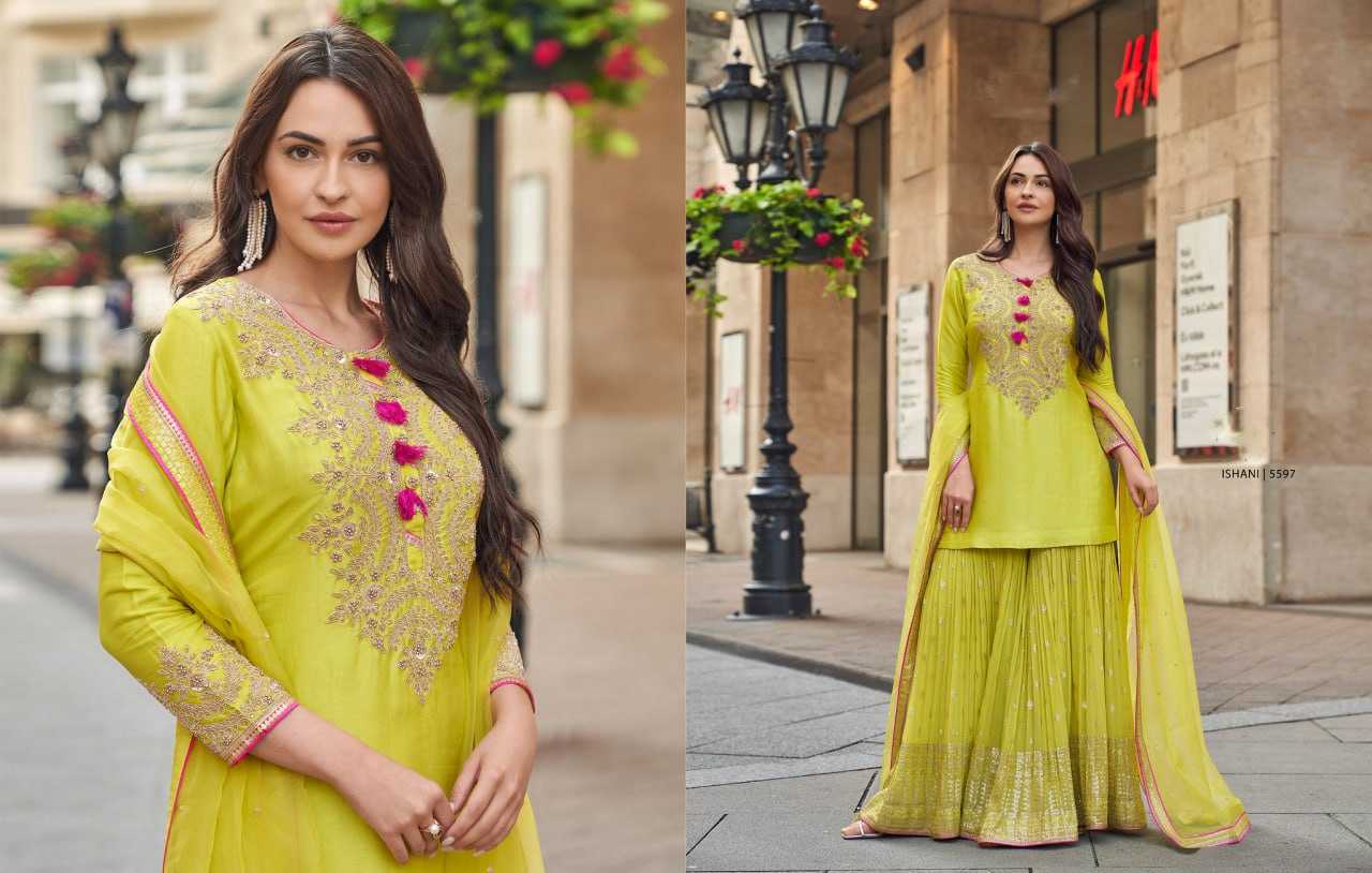 Ynf Vichitra Silk KESH504 5595 Suits & Dresses Wholesale Ladies Suits Embroidery Suits Palazzo Suit Party wear suits Manufacturer