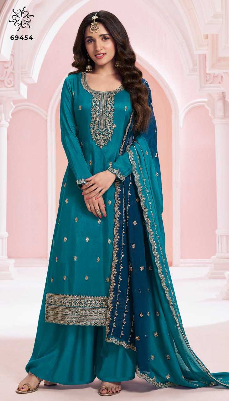 Ynf Vichitra Silk KESH504 69451 Suits & Dresses Wholesale Ladies Suits Palazzo Suit Party wear suits Manufacturer