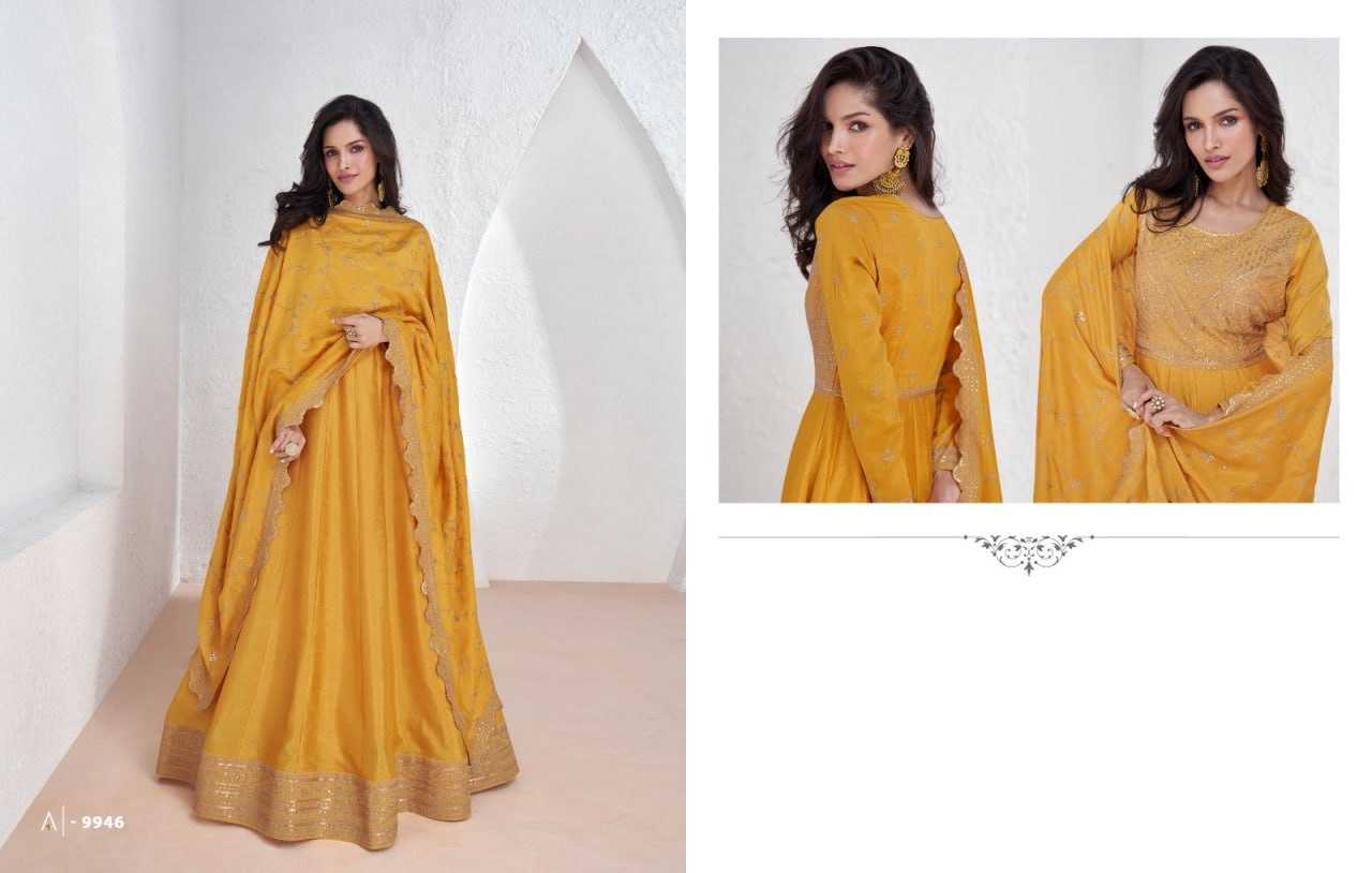 Ynf Vichitra Silk KESH504 9943 Gowns Wholesale Fancy Gowns Embroidery Gowns Anarkali Gown Long Gowns Manufacturer