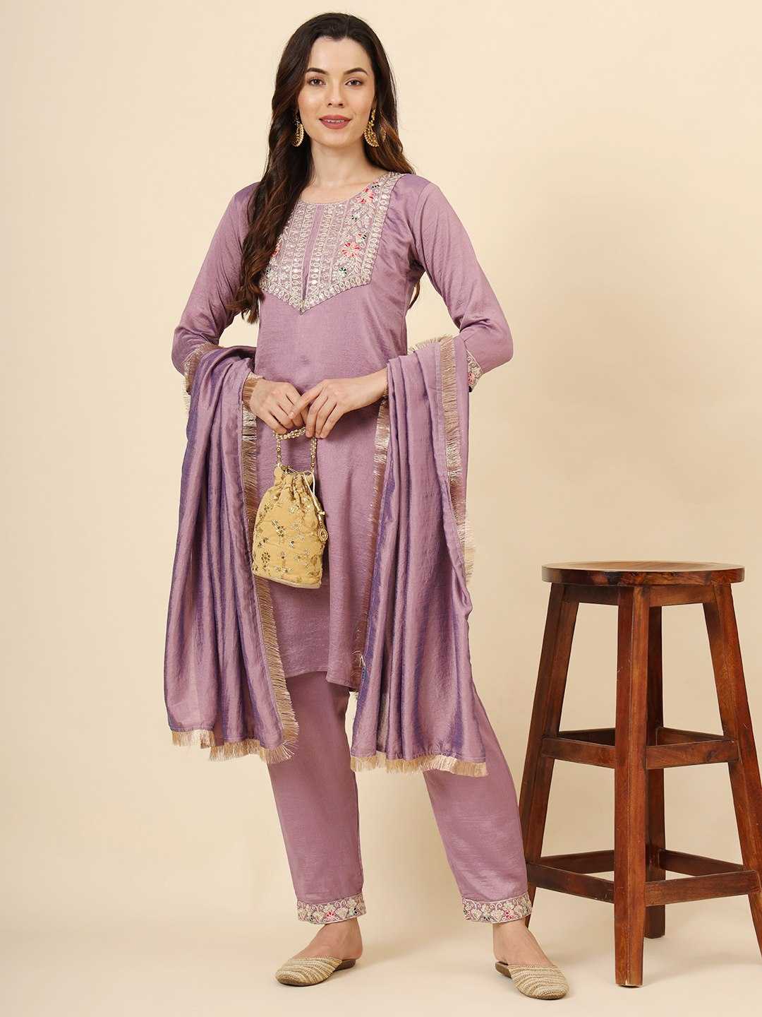 Ynf Vichitra Silk RIN197 4729 Suits & Dresses Wholesale Embroidery Suits Party wear suits Designer Suits Manufacturer