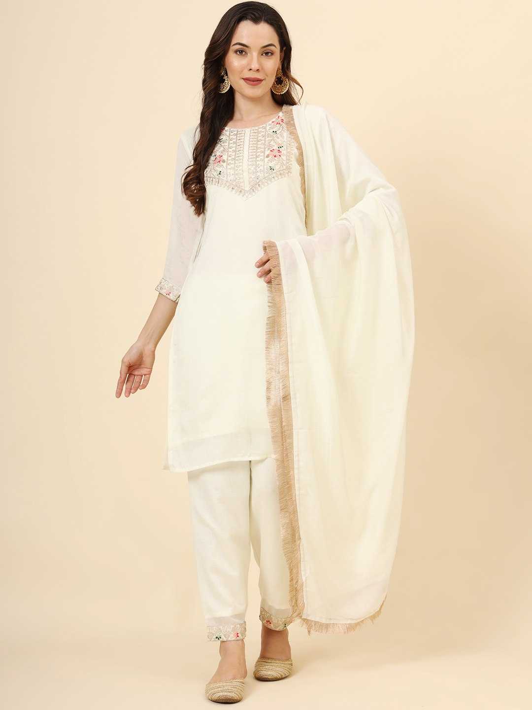Ynf Vichitra Silk RIN197 4729 Suits & Dresses Wholesale Embroidery Suits Party wear suits Designer Suits Manufacturer