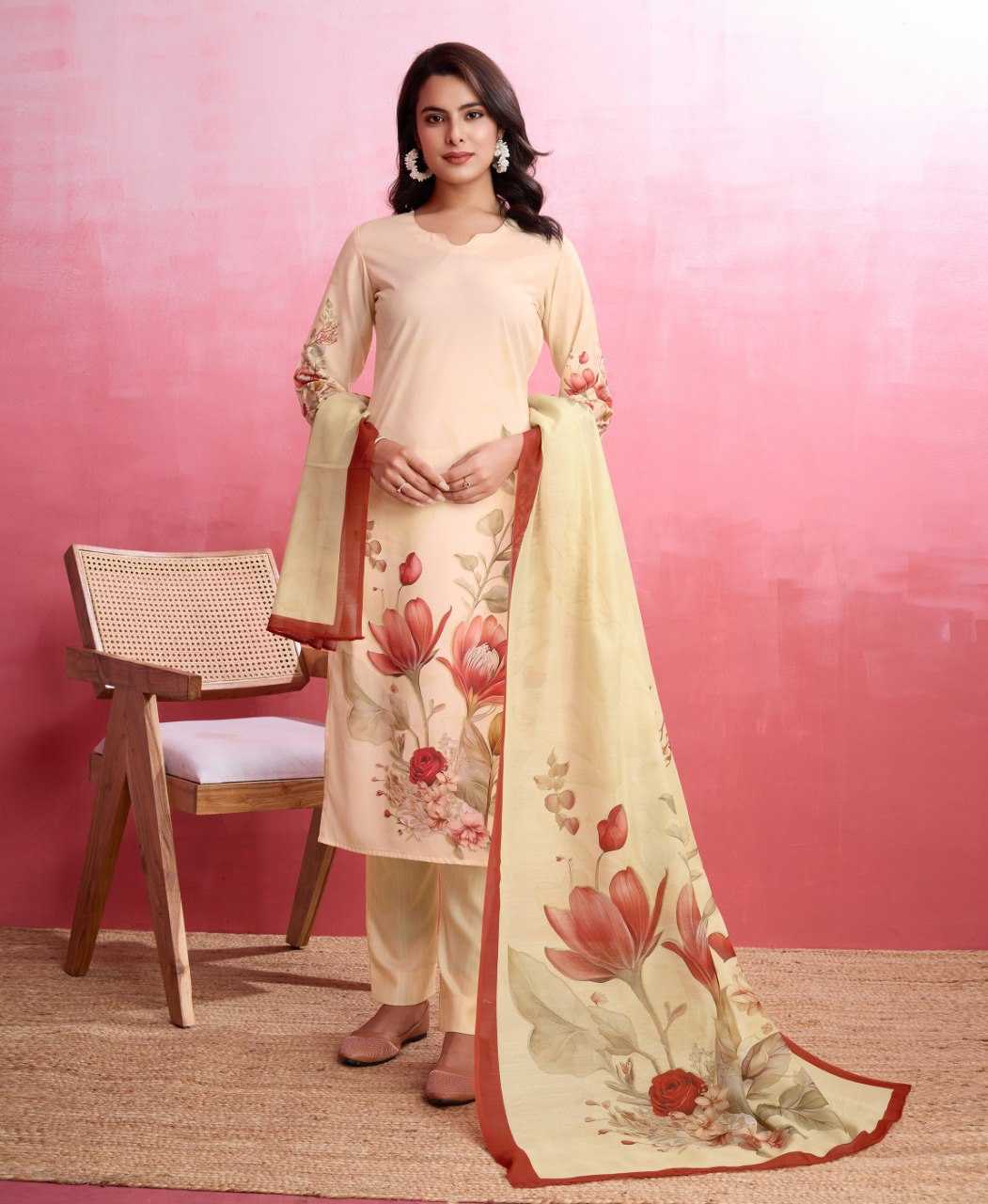 Ynf Viscose Rayon KESH507 106 Suits & Dresses Wholesale Ladies Suits Embroidery Suits Designer Suits Manufacturer