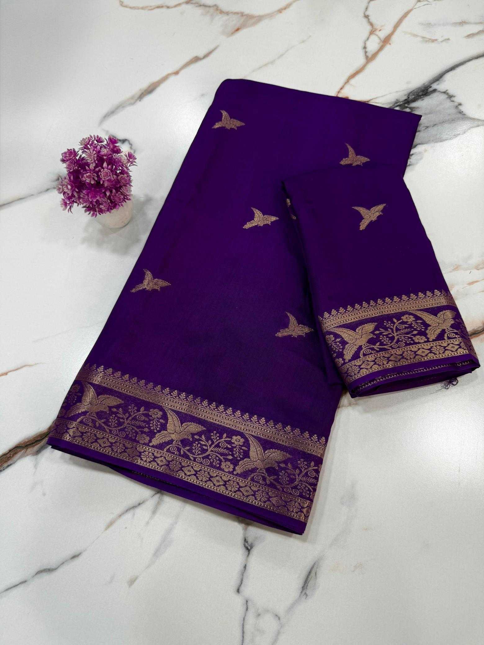 Ynf Viscose RIN178 sparrow Silk Sarees Wedding Collections Wholesale Designer Silk Sarees Zari Border Silk Sarees Silk Sarees For Weddings Manufacturer