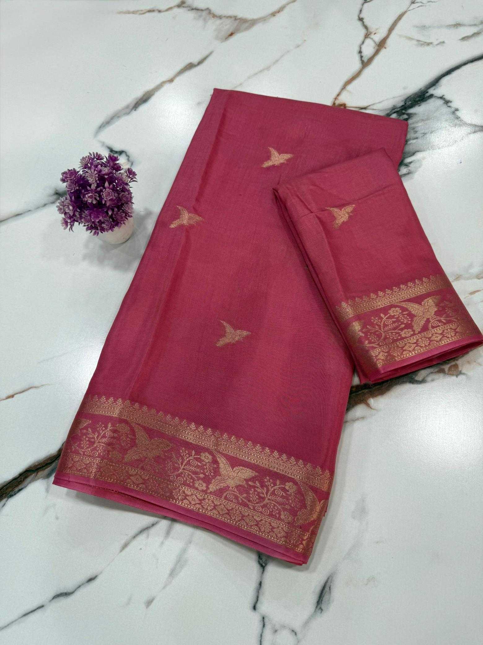 Ynf Viscose RIN178 sparrow Silk Sarees Wedding Collections Wholesale Designer Silk Sarees Zari Border Silk Sarees Silk Sarees For Weddings Manufacturer