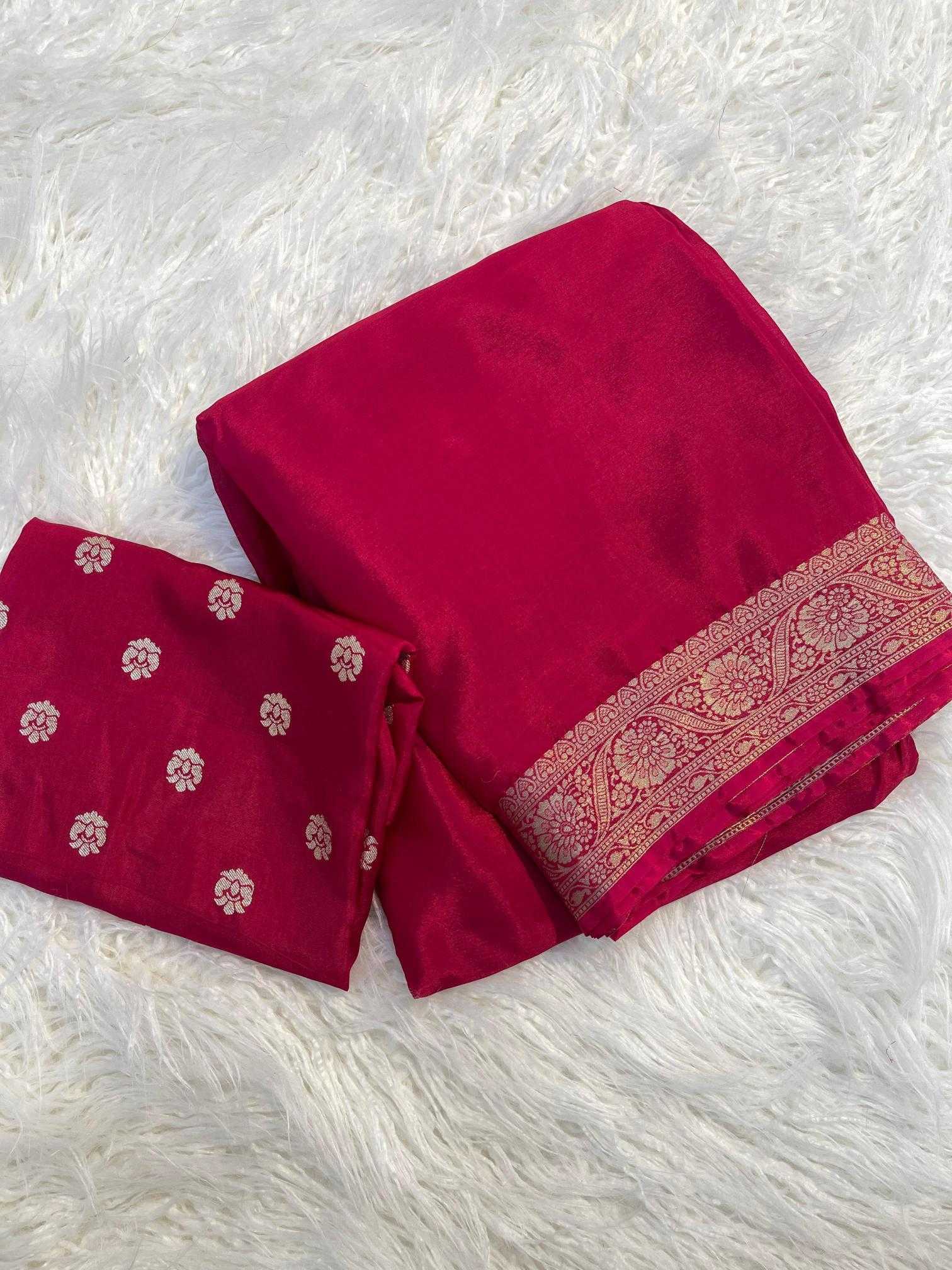 Ynf Viscose RIN195 Chinnon blooming Sarees Wedding Collections Wholesale Designer Sarees Jacquard Saree Viscose Saree Manufacturer
