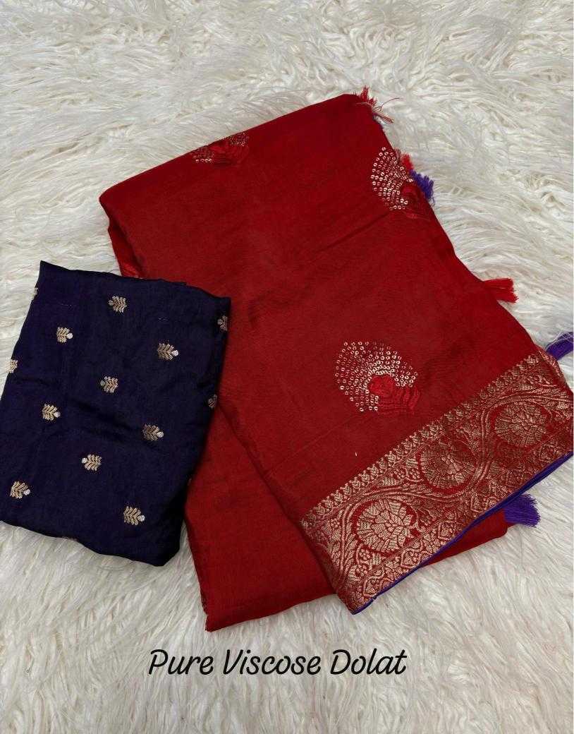 Ynf Viscose RIN195 Epic Morepankh Dola Sarees Wedding Collections Festive Collections Wholesale Designer Sarees Embroidered Sarees Viscose Saree Manufacturer