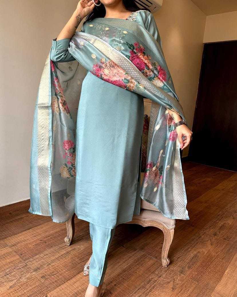 Ynf Viscose RIN222 SI-192 Suits & Dresses Wedding Collections Festive Collections Wholesale Embroidery Suits Chanderi Suit Designer Suits Manufacturer