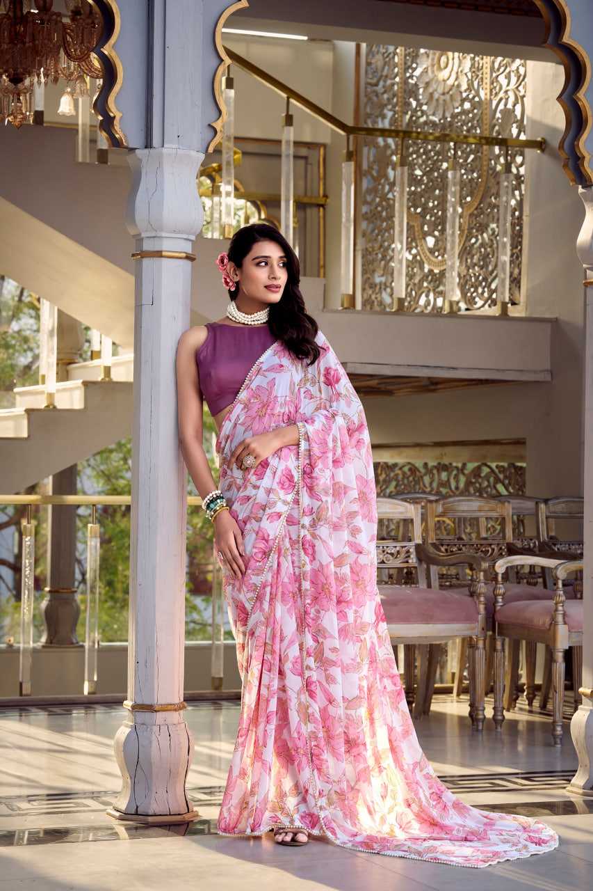 Ynf WEIGHTLESS KESH134 EVERLY Sarees Wedding Collections Festive Collections Wholesale Party Wear Sarees Weightless Sarees Sarees With Blouse Manufacturer