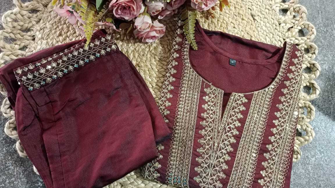 Ynf Art Silk RIN222 SI-211 Kurti Plus Size Collections Wholesale Designer Kurtis Embroidered Kurtis Silk Kurtis Manufacturer