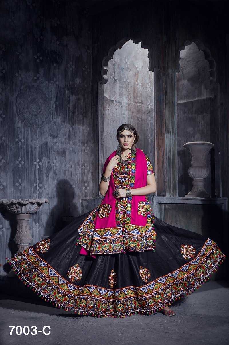 Ynf Art Silk RIN227 7003 Lehengas Festive Collections Wholesale Designer Lehenga Choli Navratri Chaniya Choli Manufacturer
