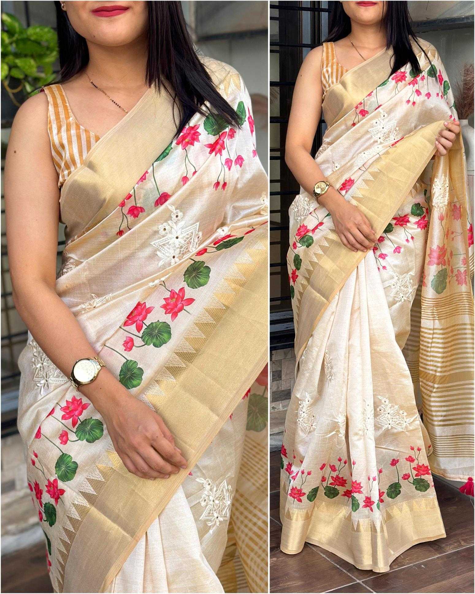 Ynf Assam Silk KESH500 Wow Silk Sarees Festive Collections Wholesale Designer Silk Sarees Zari Border Silk Sarees Onam Collections Manufacturer