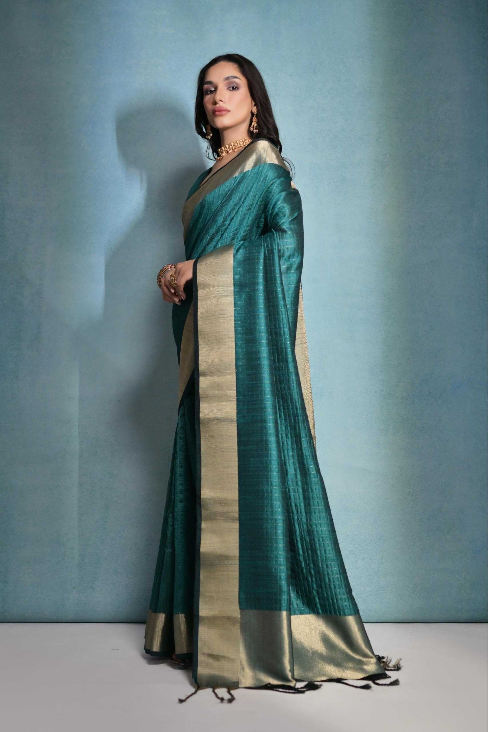 Ynf Banana Silk KESH532 RAW SILK DOT Sarees Wholesale Designer Sarees Zari Border Sarees Silk Sarees Manufacturer