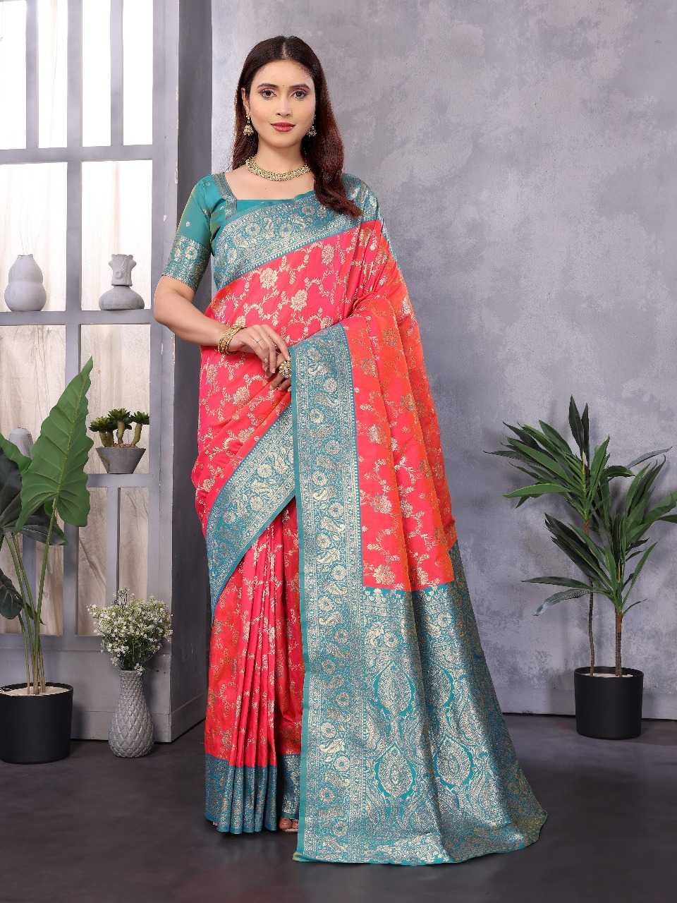 Ynf Banana Silk RIN197 3063 Silk Sarees Wholesale Party Wear Silk Sarees Designer Silk Sarees Fancy Silk Sarees Manufacturer