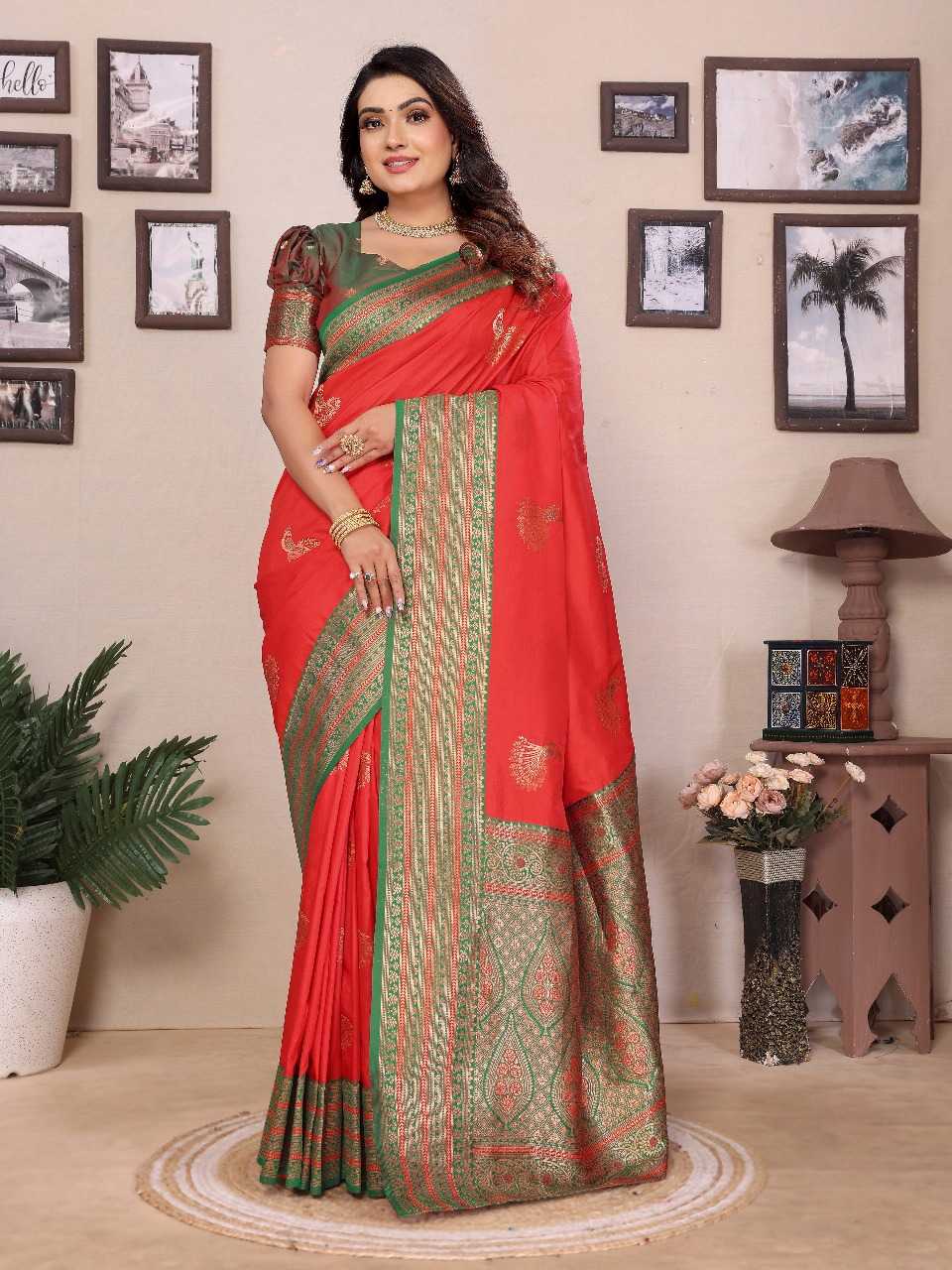 Ynf Banana Silk RIN197 3067 Silk Sarees Wholesale Bridal Silk Sarees Party Wear Silk Sarees Designer Silk Sarees Manufacturer