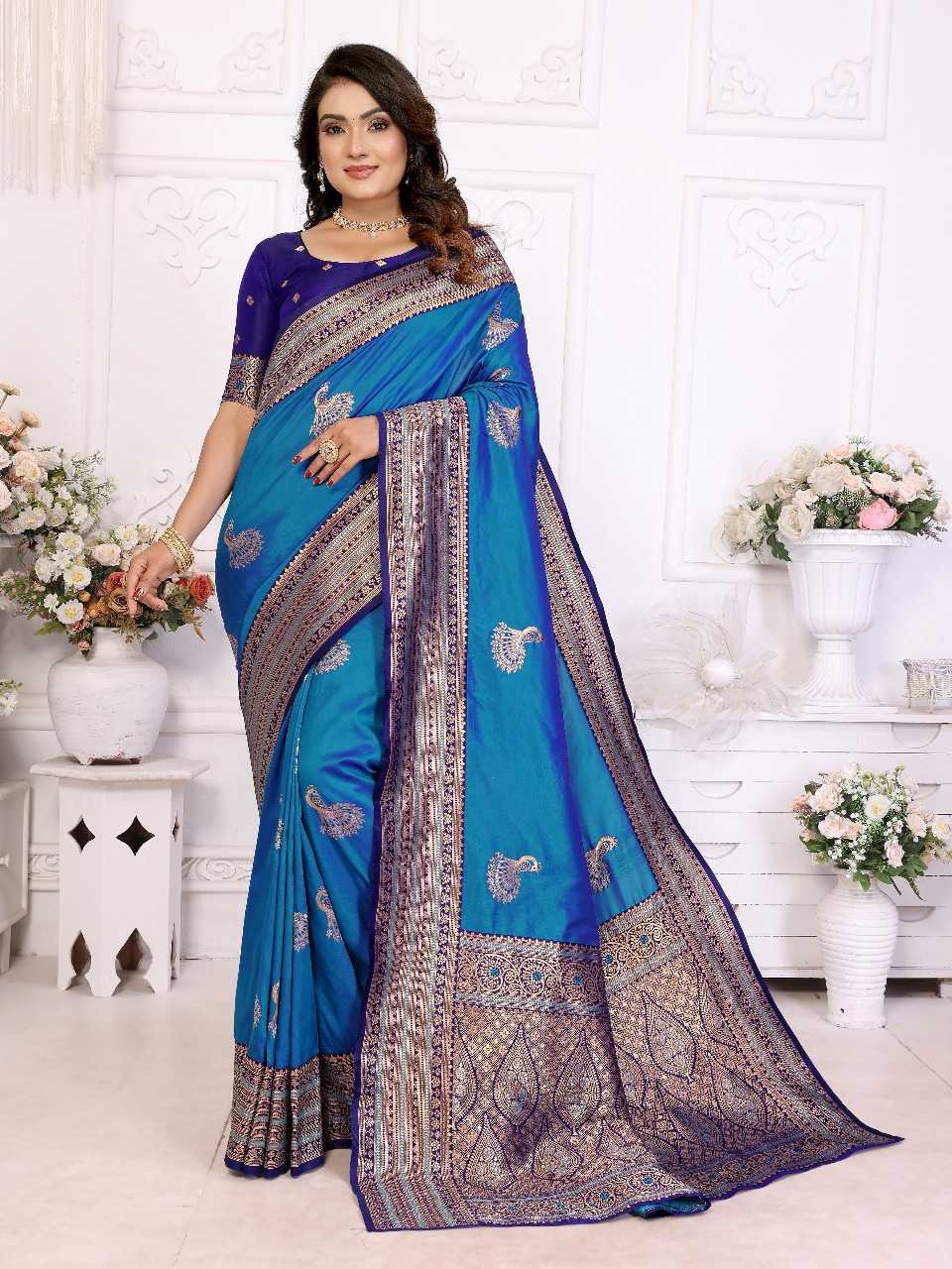 Ynf Banana Silk RIN197 3067 Silk Sarees Wholesale Bridal Silk Sarees Party Wear Silk Sarees Designer Silk Sarees Manufacturer