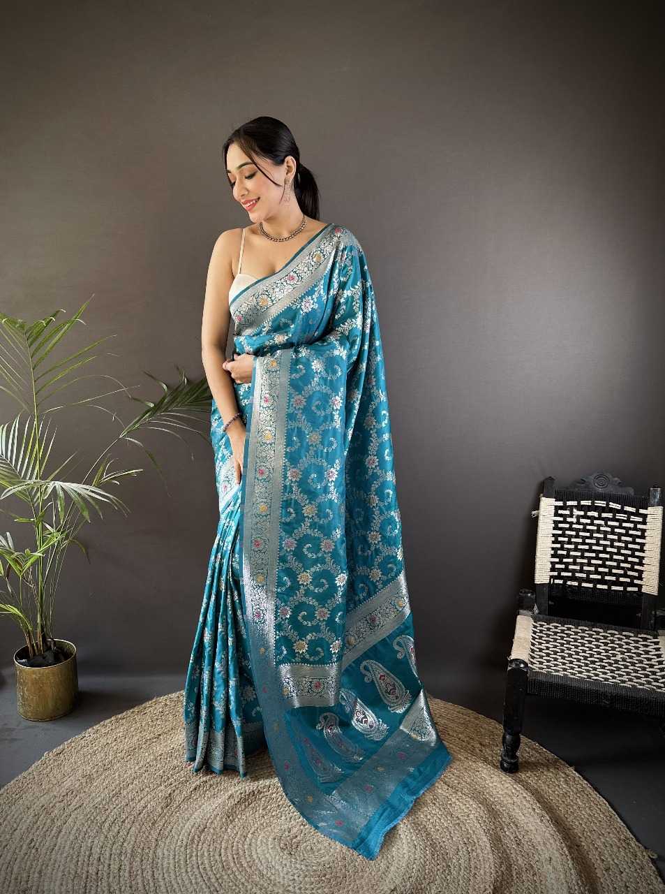 Ynf Banana Silk RIN197 3072 Silk Sarees Wholesale Party Wear Silk Sarees Designer Silk Sarees Fancy Silk Sarees Manufacturer