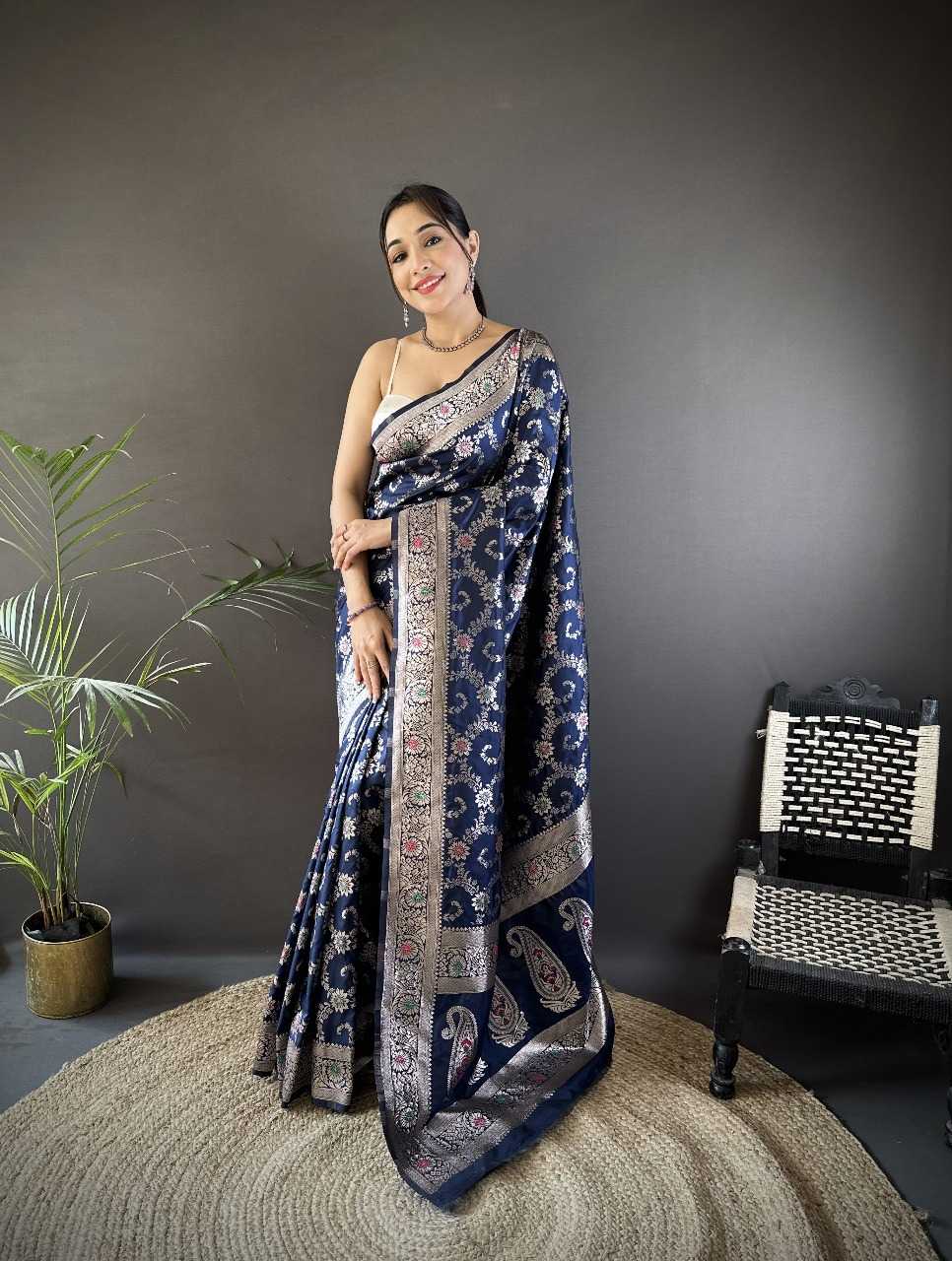 Ynf Banana Silk RIN197 3072 Silk Sarees Wholesale Party Wear Silk Sarees Designer Silk Sarees Fancy Silk Sarees Manufacturer