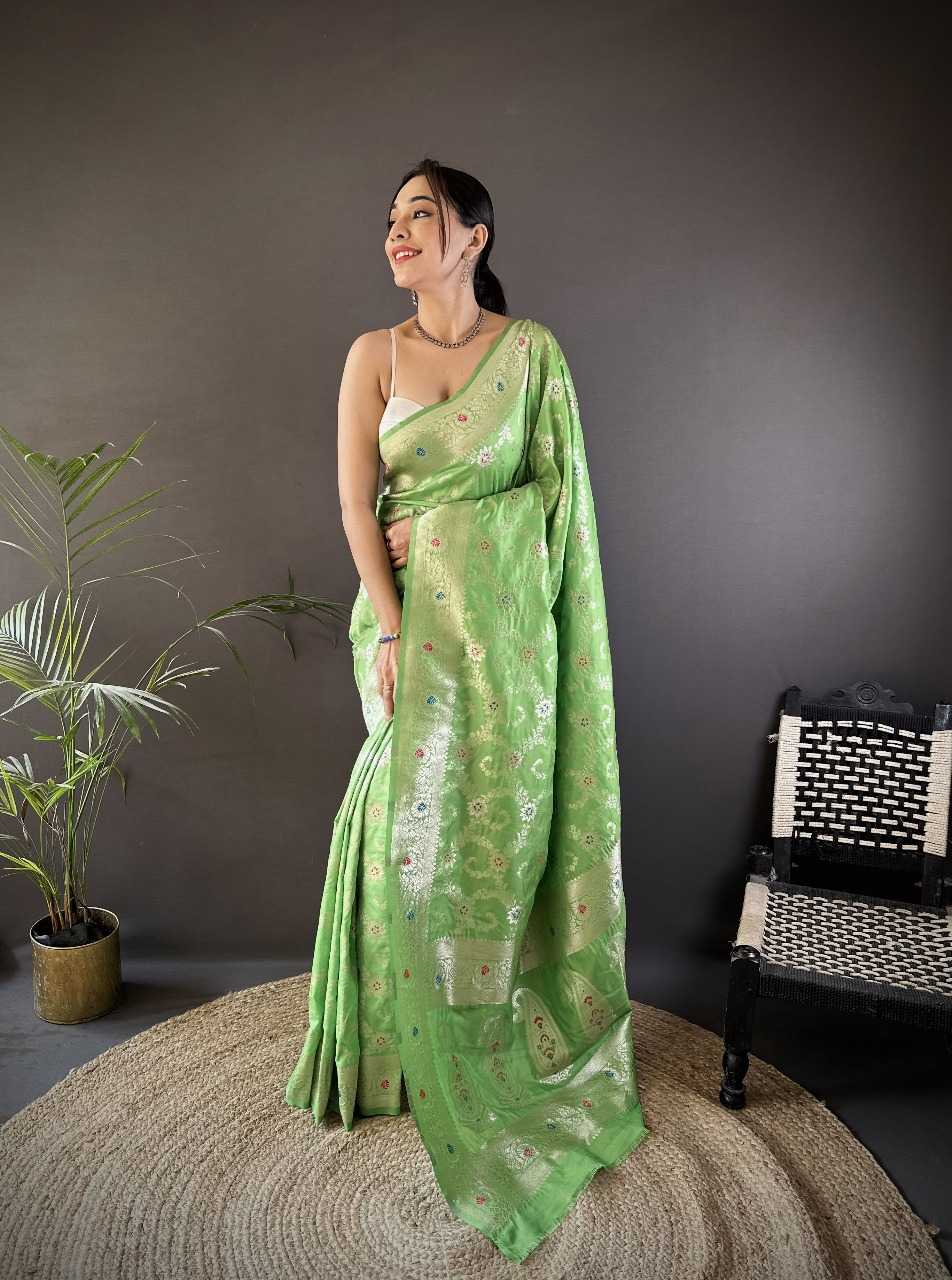 Ynf Banana Silk RIN197 3072 Silk Sarees Wholesale Party Wear Silk Sarees Designer Silk Sarees Fancy Silk Sarees Manufacturer