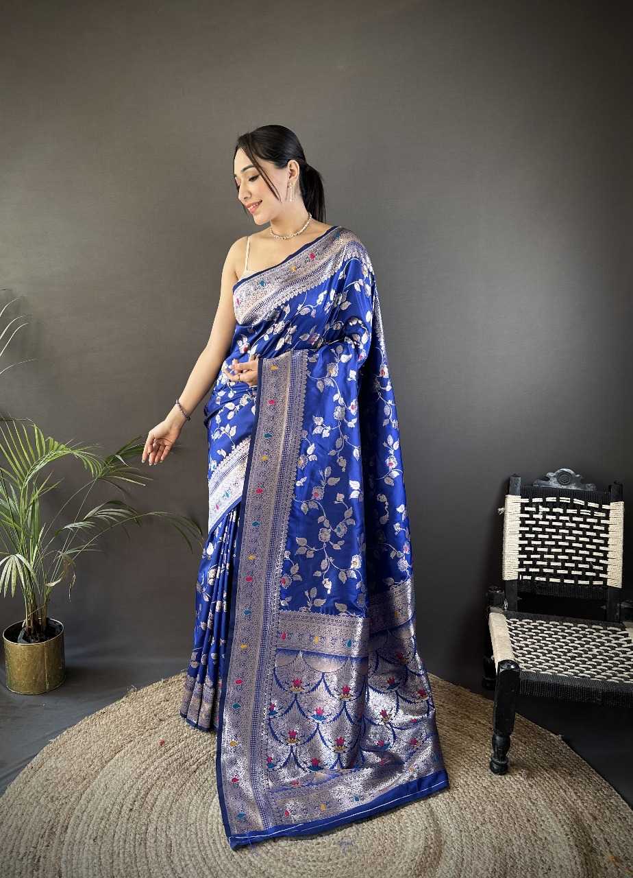 Ynf Banana Silk RIN197 3074 Silk Sarees Wholesale Bridal Silk Sarees Party Wear Silk Sarees Designer Silk Sarees Manufacturer