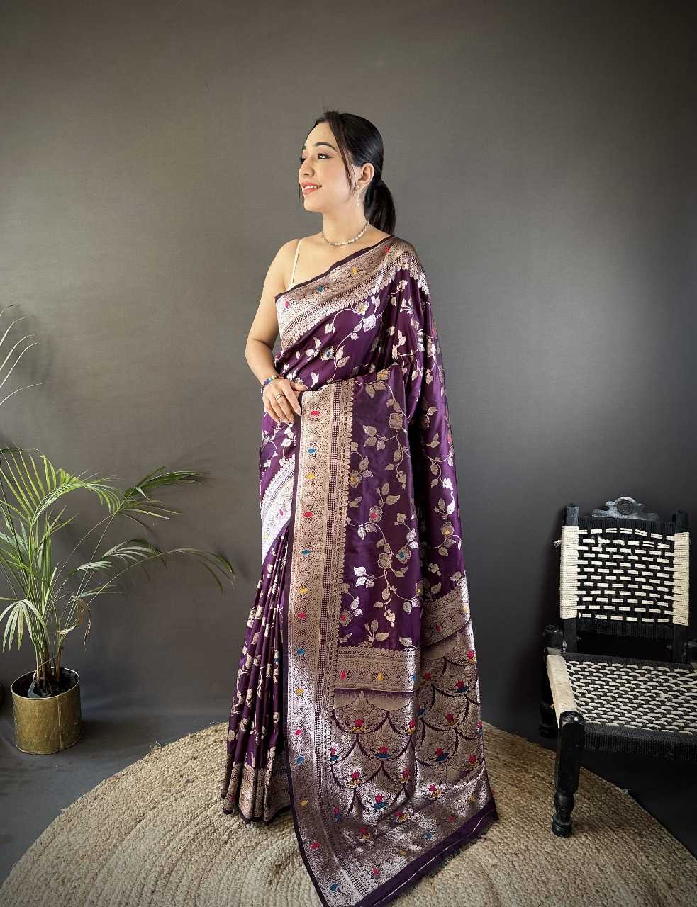 Ynf Banana Silk RIN197 3074 Silk Sarees Wholesale Bridal Silk Sarees Party Wear Silk Sarees Designer Silk Sarees Manufacturer