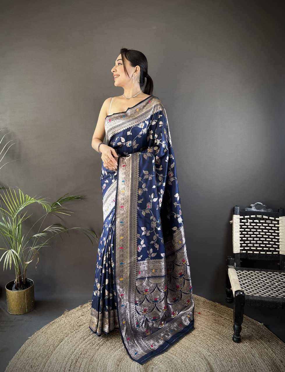 Ynf Banana Silk RIN197 3074 Silk Sarees Wholesale Bridal Silk Sarees Party Wear Silk Sarees Designer Silk Sarees Manufacturer