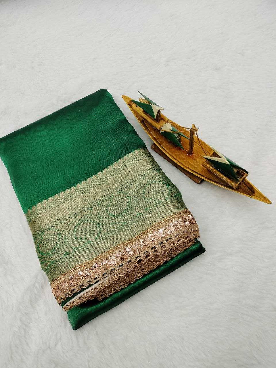Ynf Banarasi Soft Silk KESH525 Shraddha Tissue Silk Sarees Wholesale Fancy Silk Sarees Zari Border Silk Sarees Manufacturer