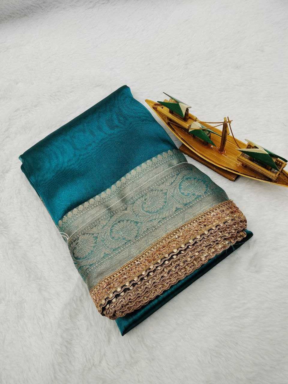 Ynf Banarasi Soft Silk KESH525 Shraddha Tissue Silk Sarees Wholesale Fancy Silk Sarees Zari Border Silk Sarees Manufacturer
