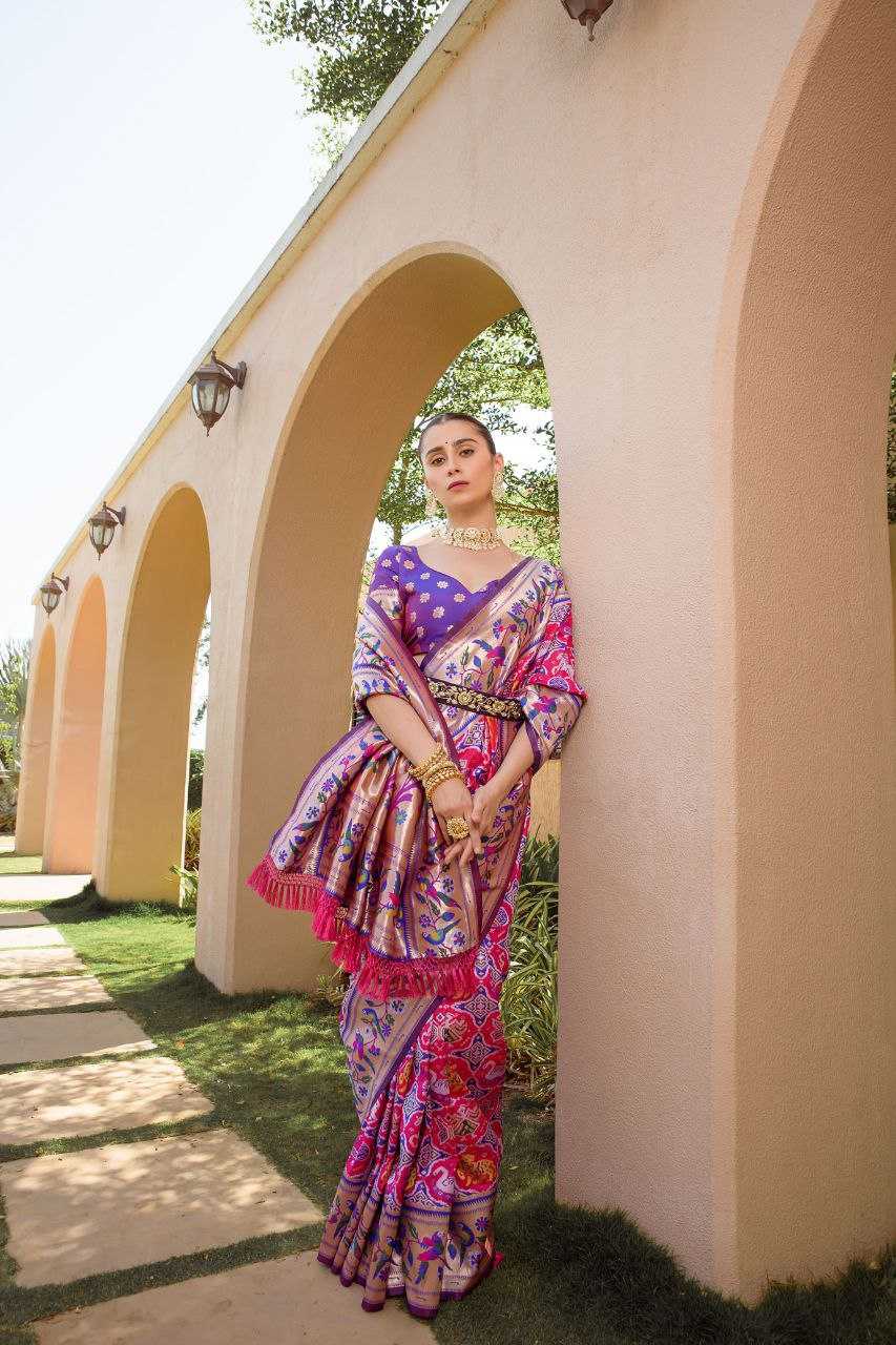 Ynf Banarasi Soft Silk KESH532 PAITHANI SPARROW Silk Sarees Wholesale Banarasi Silk Sarees Paithani Sarees Patola Sarees Manufacturer