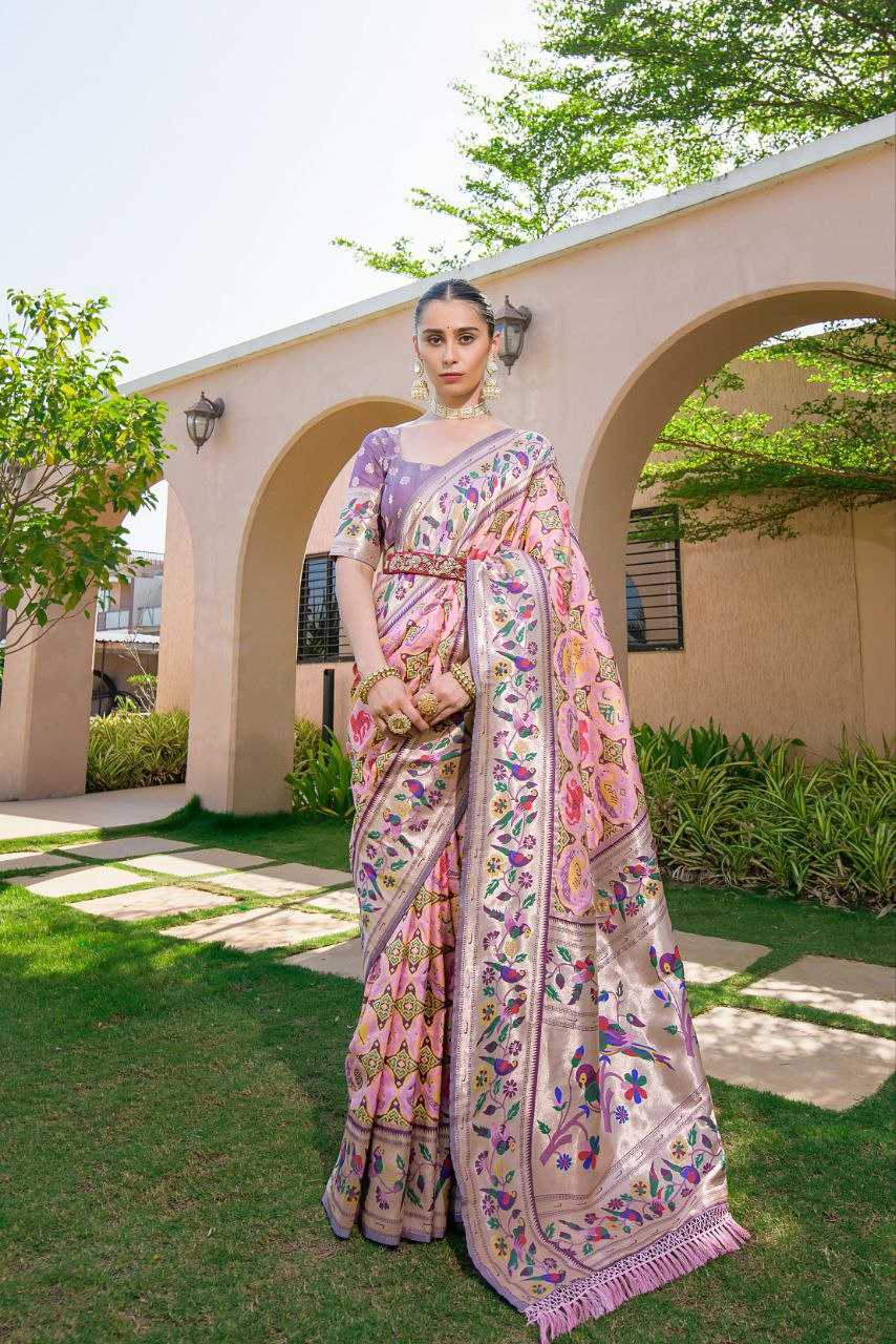 Ynf Banarasi Soft Silk KESH532 PAITHANI SPARROW Silk Sarees Wholesale Banarasi Silk Sarees Paithani Sarees Patola Sarees Manufacturer