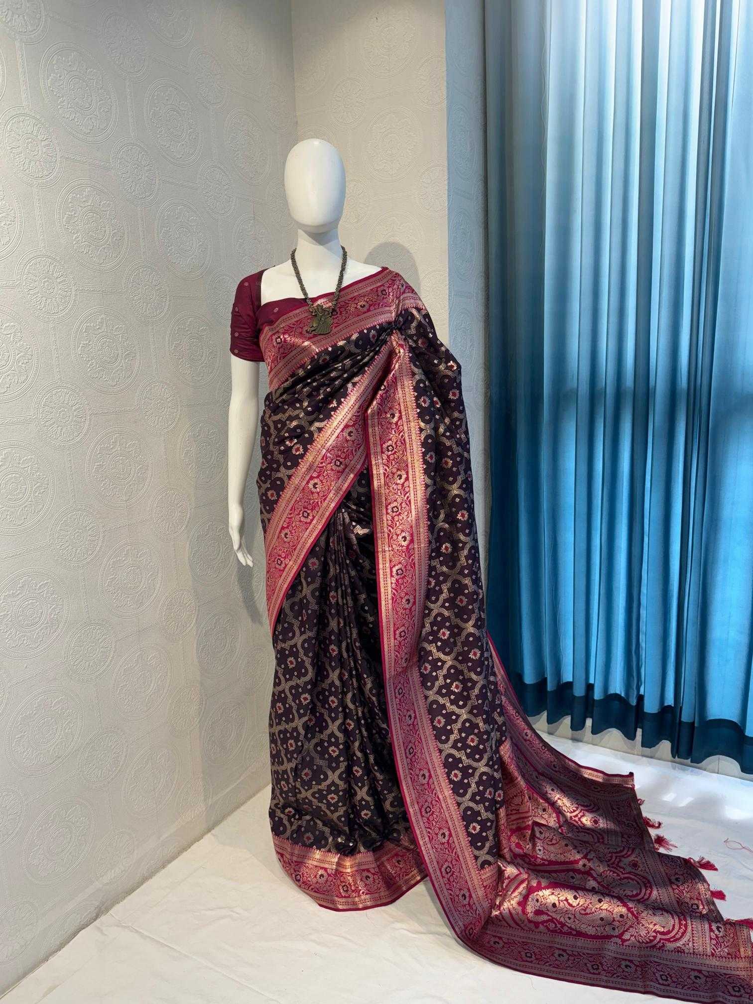 Ynf Banarasi Soft Silk RIN118 LEVEL Silk Sarees Wholesale Banarasi Silk Sarees Soft Silk Sarees Designer Silk Sarees Manufacturer