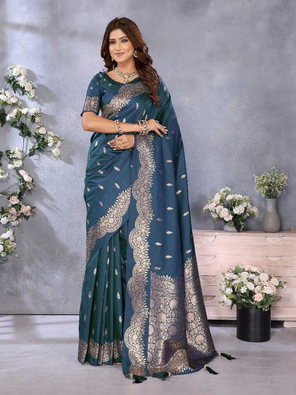 Ynf Banarasi Soft Silk RIN144 Riya Silk Sarees Wedding Collections Wholesale Banarasi Silk Sarees Designer Silk Sarees Silk Sarees For Weddings Manufacturer