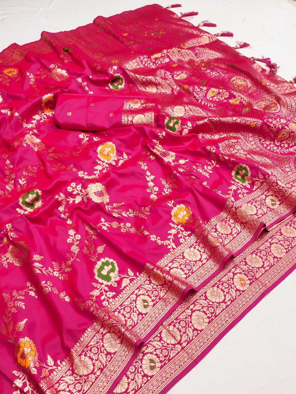 Ynf Banarasi Soft Silk RIN150 Banarasi-1 Sarees Silk Sarees Festive Collections Wholesale Banarasi Silk Sarees Traditional Silk Sarees Silk Sarees With Blouse Manufacturer