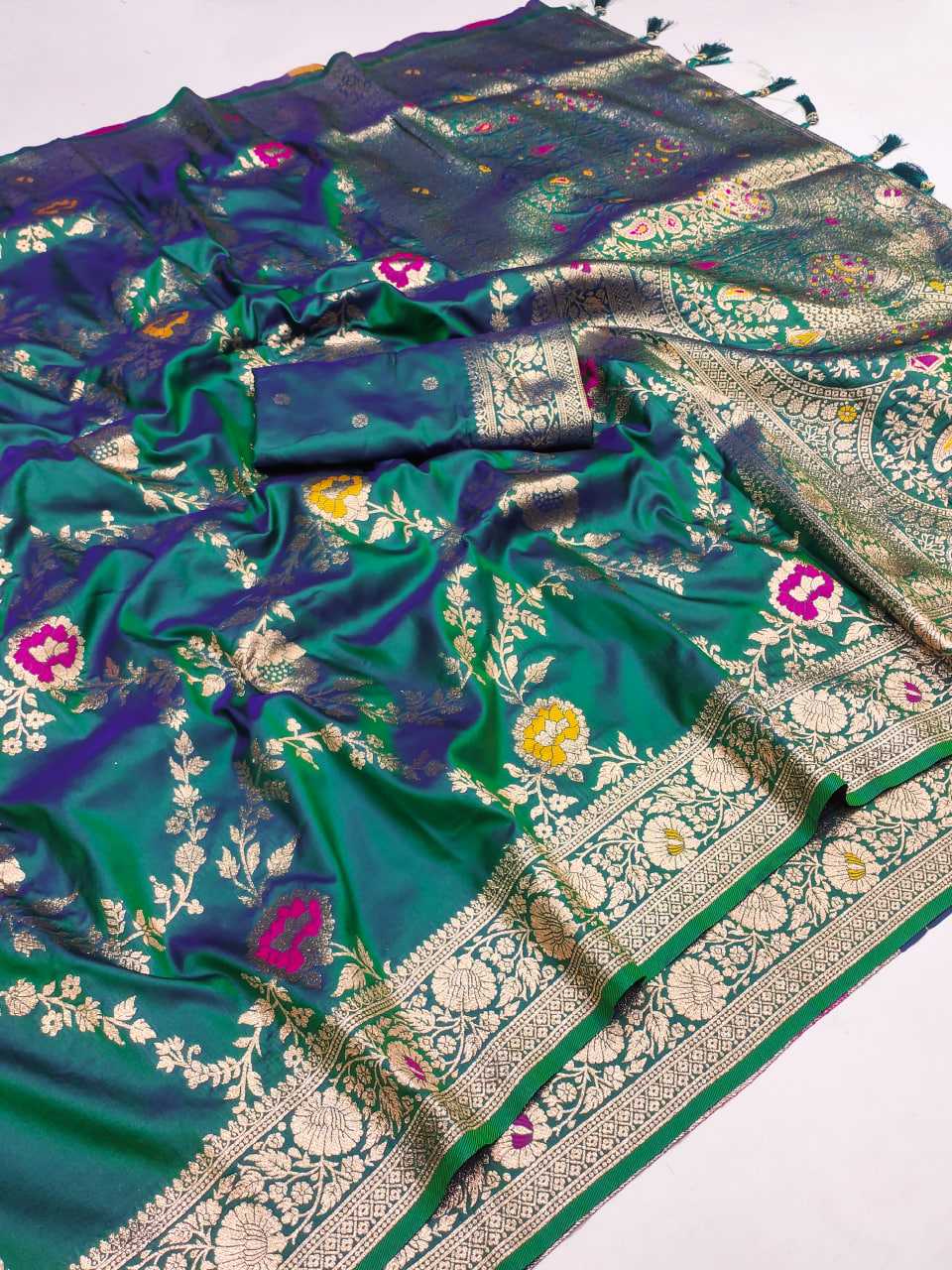 Ynf Banarasi Soft Silk RIN150 Banarasi-1 Sarees Silk Sarees Festive Collections Wholesale Banarasi Silk Sarees Traditional Silk Sarees Silk Sarees With Blouse Manufacturer