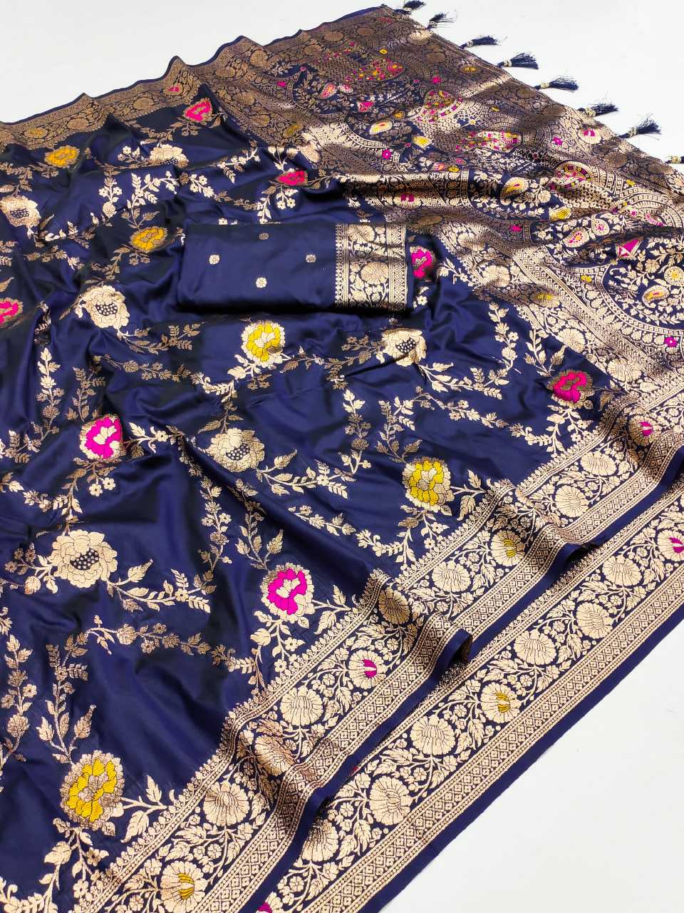 Ynf Banarasi Soft Silk RIN150 Banarasi-1 Sarees Silk Sarees Festive Collections Wholesale Banarasi Silk Sarees Traditional Silk Sarees Silk Sarees With Blouse Manufacturer