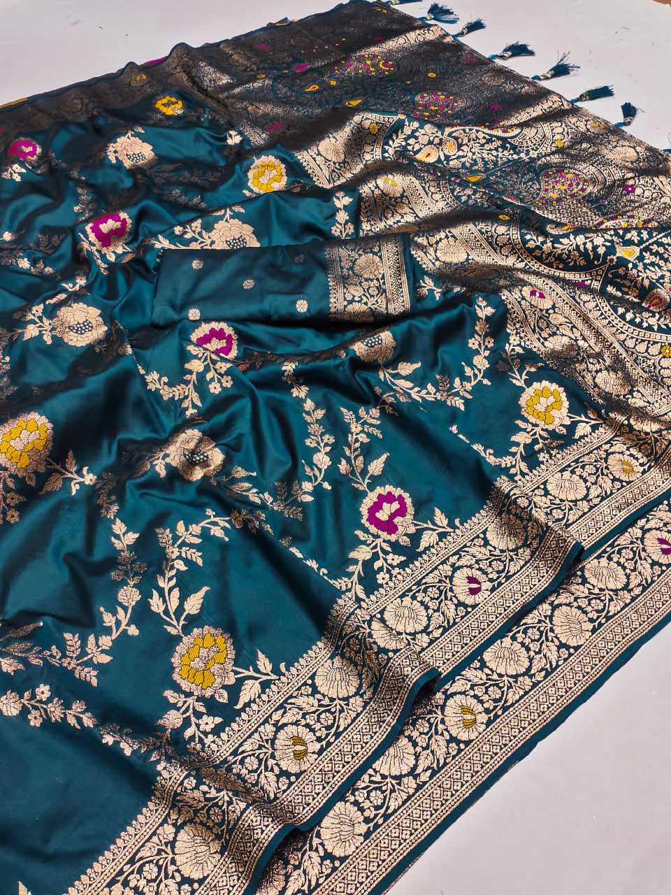 Ynf Banarasi Soft Silk RIN150 Banarasi-1 Sarees Silk Sarees Festive Collections Wholesale Banarasi Silk Sarees Traditional Silk Sarees Silk Sarees With Blouse Manufacturer