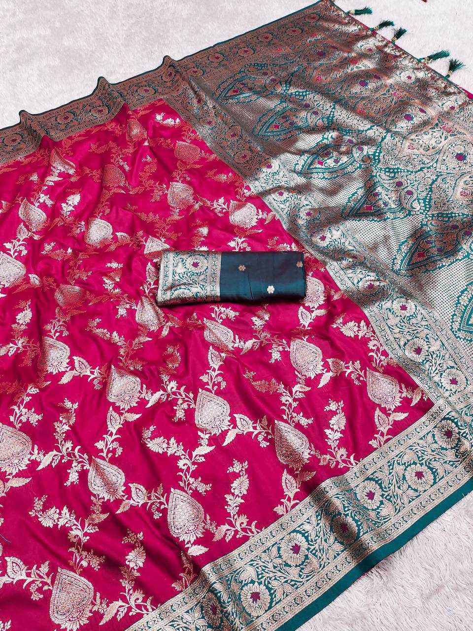 Ynf Banarasi Soft Silk RIN150 Banarasi-12 Sarees Silk Sarees Festive Collections Wholesale Banarasi Silk Sarees Traditional Silk Sarees Silk Sarees With Blouse Manufacturer