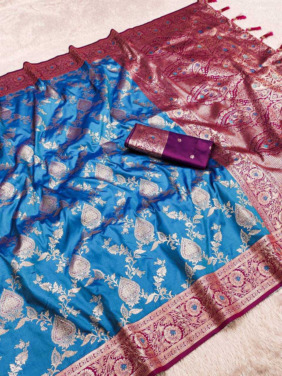Ynf Banarasi Soft Silk RIN150 Banarasi-12 Sarees Silk Sarees Festive Collections Wholesale Banarasi Silk Sarees Traditional Silk Sarees Silk Sarees With Blouse Manufacturer