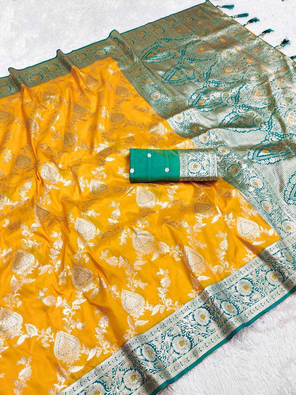 Ynf Banarasi Soft Silk RIN150 Banarasi-12 Sarees Silk Sarees Festive Collections Wholesale Banarasi Silk Sarees Traditional Silk Sarees Silk Sarees With Blouse Manufacturer