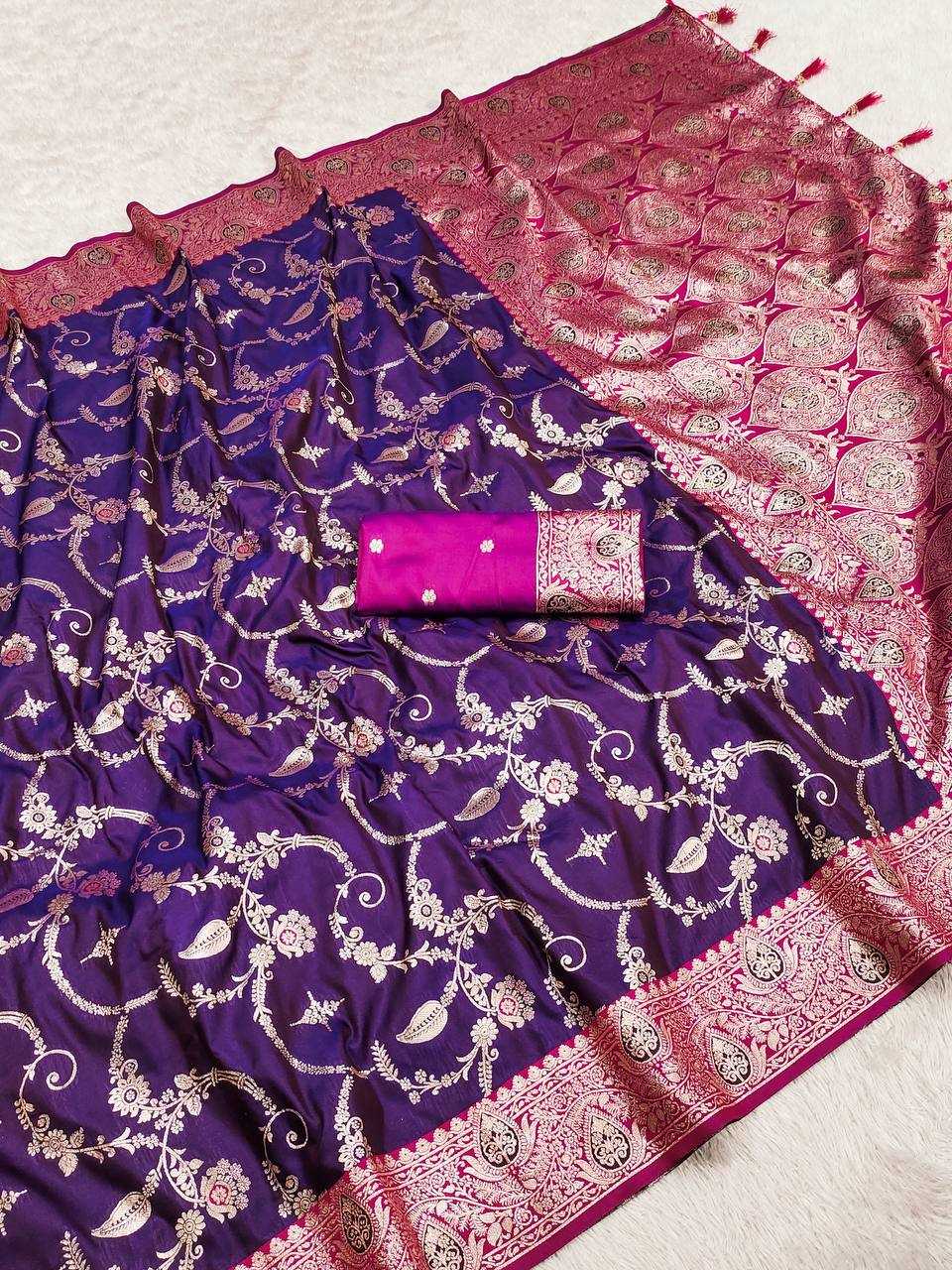 Ynf Banarasi Soft Silk RIN150 Banarasi-13 Sarees Silk Sarees Festive Collections Wholesale Banarasi Silk Sarees Traditional Silk Sarees Silk Sarees With Blouse Manufacturer
