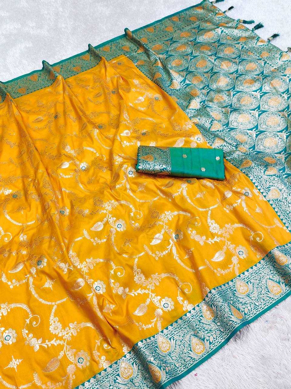 Ynf Banarasi Soft Silk RIN150 Banarasi-13 Sarees Silk Sarees Festive Collections Wholesale Banarasi Silk Sarees Traditional Silk Sarees Silk Sarees With Blouse Manufacturer